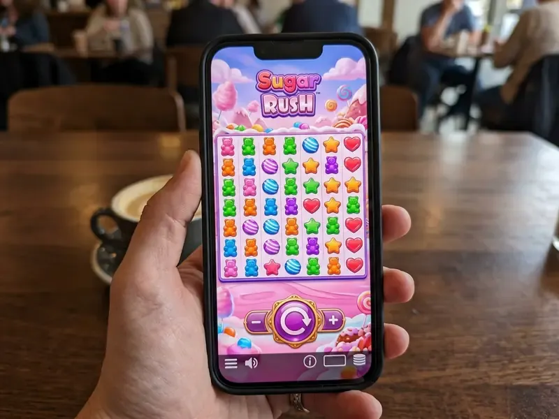 sugar rush мобилно интерфейс iOS Android